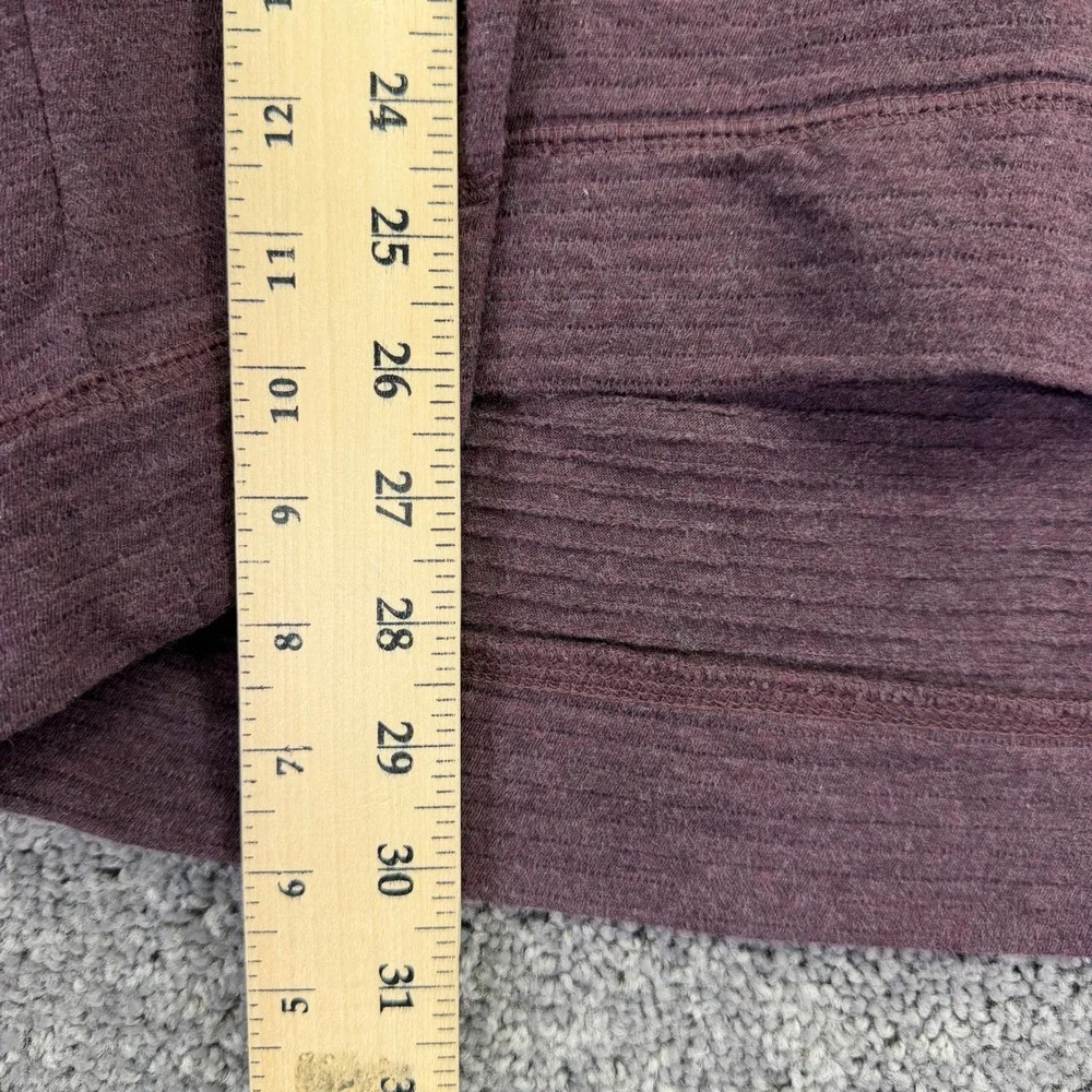 Calvin Klein Jeans Quarter Zip Mens L Burgundy Pullover